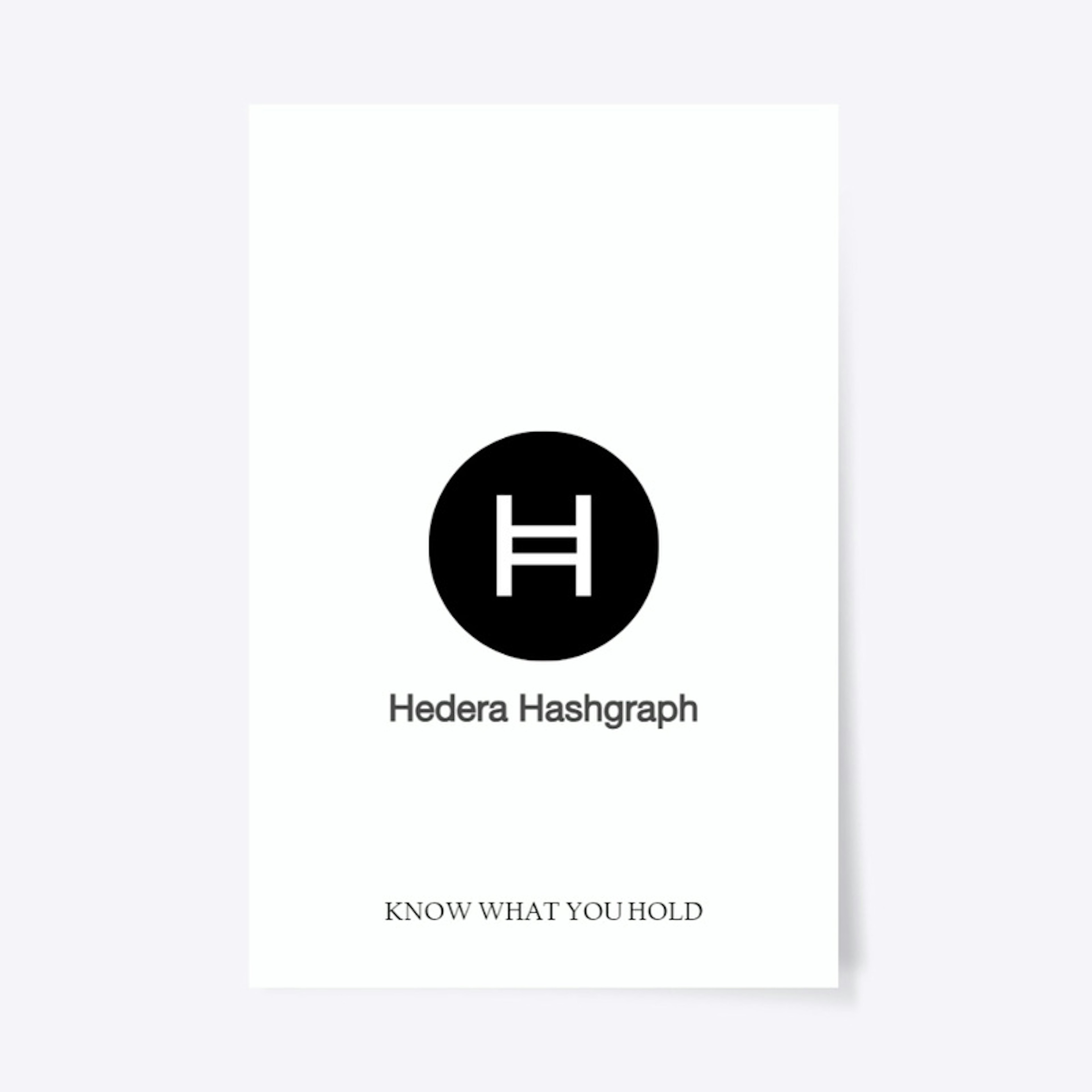 HBAR - Hedera Hashgraph Poster Wall Art