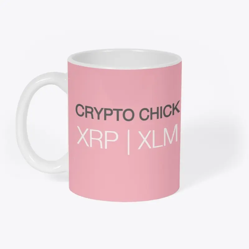 Crypto Chick XRP & XLM Mug