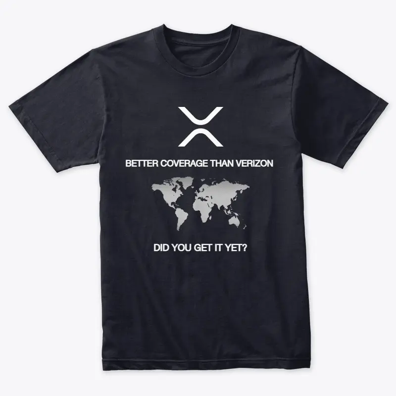 XRP Tee - More Coverage Than Verizon