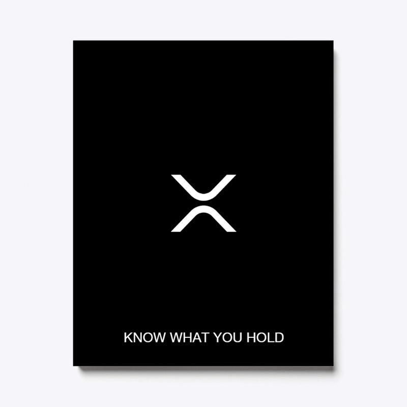 XRP Canvas Print - KNOW WHAT YOU HOLD